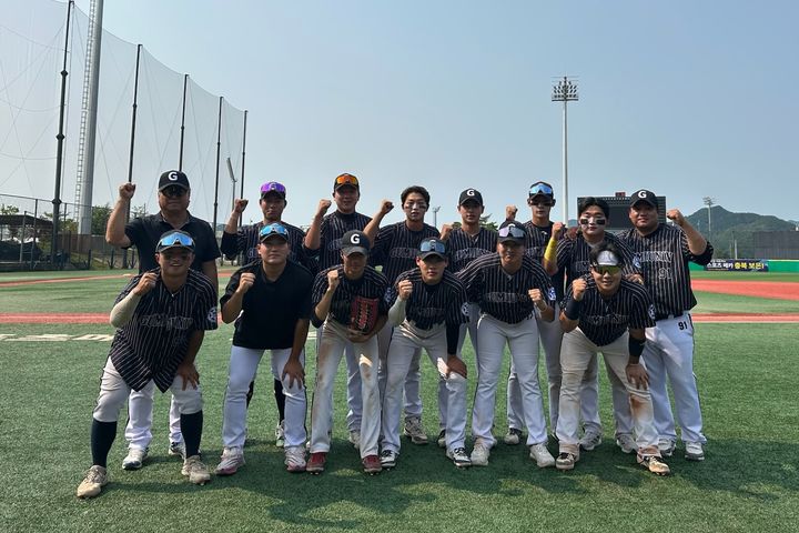 [구미=뉴시스] 구미대 야구부. (사진=구미대 제공) 2025.09.11 photo@newsis.com *재판매 및 DB 금지