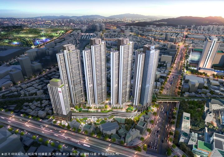 서면 어반센트 데시앙 조감도. (사진=태영건설 제공) *재판매 및 DB 금지