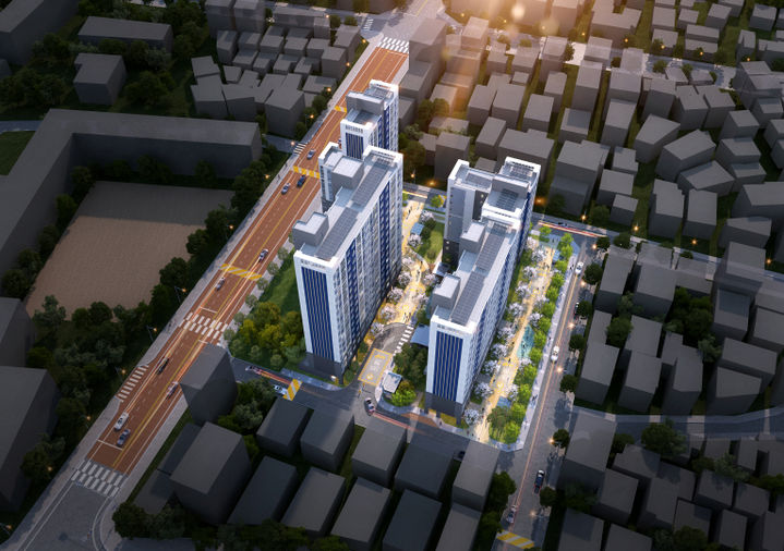 [서울=뉴시스] 강북구 미아동 90-45번지 일대 모아주택. 2025.09.12. (자료=서울시 제공) *재판매 및 DB 금지