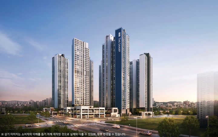 '더샵 오산역아크시티' 투시도. (사진=포스코이앤씨 제공) *재판매 및 DB 금지