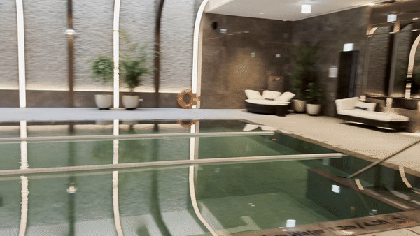 웨스틴 서울 파르나스 피트니스 클럽 '코스모폴리탄'의 실내 수영장 전경. (사진=뉴시스) 2025.09.12. *재판매 및 DB 금지 *재판매 및 DB 금지 *재판매 및 DB 금지