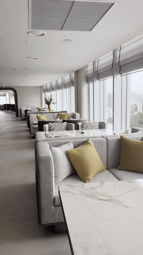 웨스틴 서울 파르나스 최고층에 위치한 클럽 라운지 전경. (사진=뉴시스) 2025.09.12. *재판매 및 DB 금지 *재판매 및 DB 금지