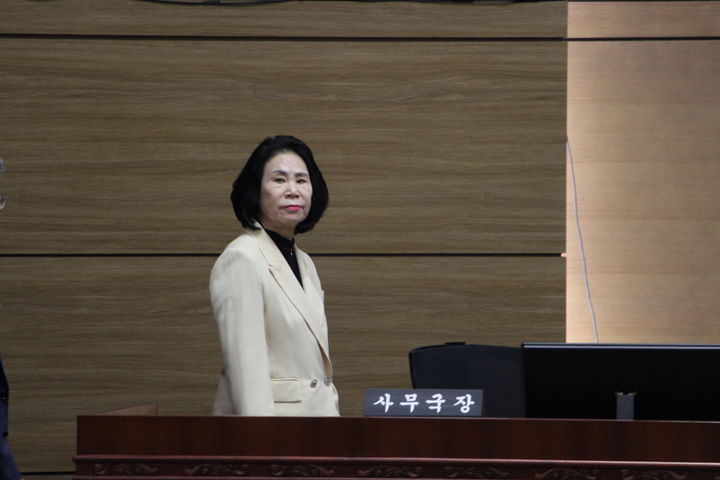 [천안=뉴시스] 최영민 기자=김행금 천안시의회 의장. 2025.09.12 ymchoi@newsis.com *재판매 및 DB 금지