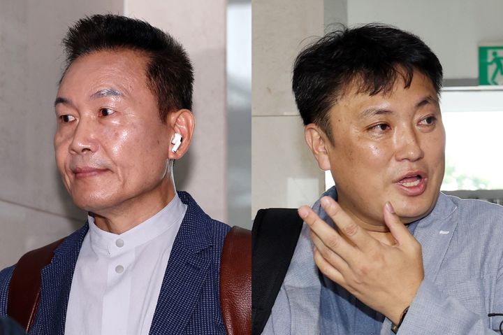 [서울=뉴시스] 멋쟁해병단톡방 멤버인 대통령경호처 출신 송호종 씨(왼쪽)와 사업가 최택용 씨. 뉴시스DB.photo@newsis.com *재판매 및 DB 금지 *재판매 및 DB 금지