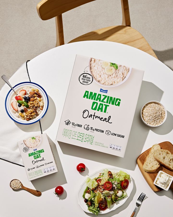 [서울=뉴시스] 어메이징 오트 오트밀 제품. (사진=매일유업 제공) *재판매 및 DB 금지