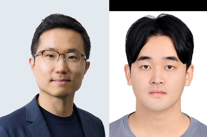 [서울=뉴시스] 숭실대 유건욱 교수(왼쪽), 지능형반도체공학부 석사과정 주형준 학생. (사진=숭실대 제공) 2025.09.12. photo@newsis.com *재판매 및 DB 금지