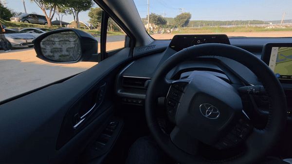 [이천=뉴시스] 박현준 기자 = 토요타 '2026년형 프리우스 HEV AWD XLE’ 차량 내부 모습. 2025.09.13 parkhj@newsis.com *재판매 및 DB 금지