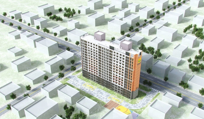 [보성=뉴시스] 보성 벌교 전남형 만원주택 조감도. (조감도 제공 = 보성군). 2025.09.12. photo@newsis.com *재판매 및 DB 금지