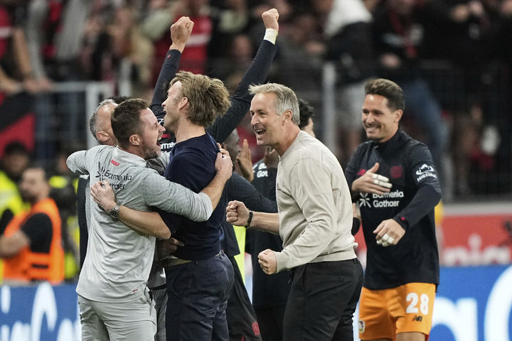 [레버쿠젠=AP/뉴시스]분데스리가 레버쿠젠 첫 승. 2025.09.12.