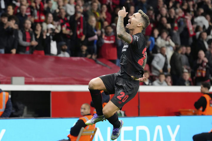 [레버쿠젠=AP/뉴시스]분데스리가 레버쿠젠 첫 승. 2025.09.12.