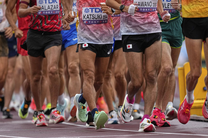 [도쿄=AP/뉴시스]도쿄 세계선수권 35㎞ 경보. 2025.09.13.