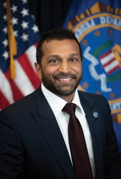 [서울=뉴시스] 캐시 파텔 미국 연방수사국(FBI) 국장.(출처: FBI 홈페이지) 2025.09.15.&nbsp; *재판매 및 DB 금지