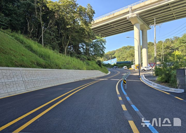 [용인=뉴시스] 경기 용인시 기흥구 지곡동과 상하동을 잇는 용인도시계획도로. (사진=용인시 제공) 2025.09.15. photo@newsis.com