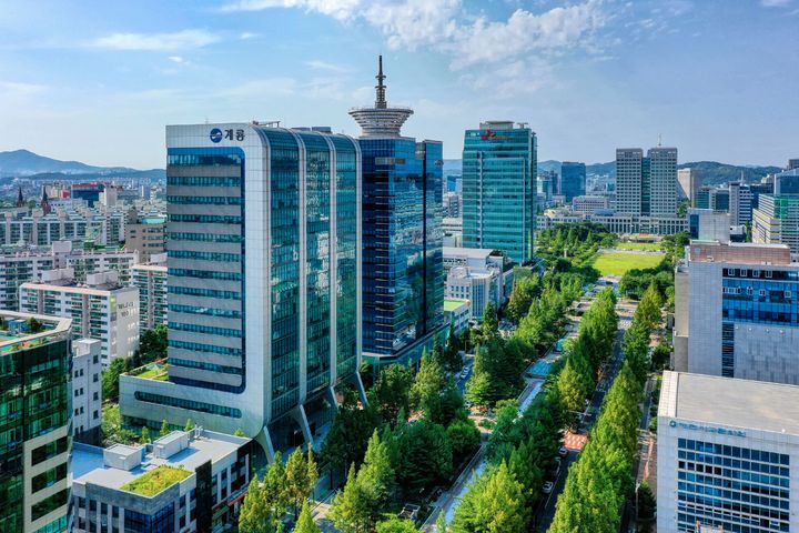 [대전=뉴시스] 계룡건설 사옥. photo@newsis.com *재판매 및 DB 금지