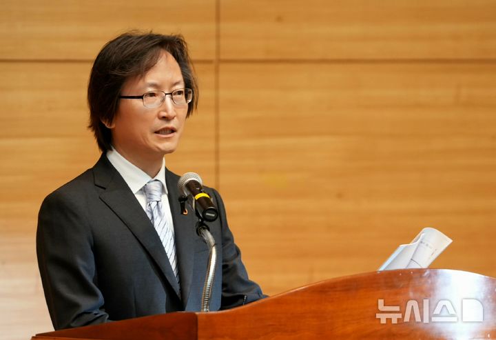 [세종=뉴시스]주병기 공정거래위원회 위원장 취임식. (사진=공정위 제공) 2025.09.16. photo@newsis.com