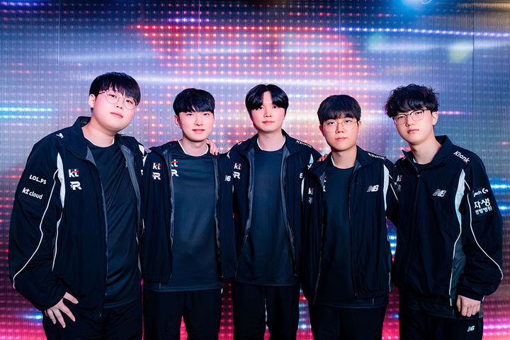 kt 롤스터 선수들 (사진=LCK 제공) *재판매 및 DB 금지