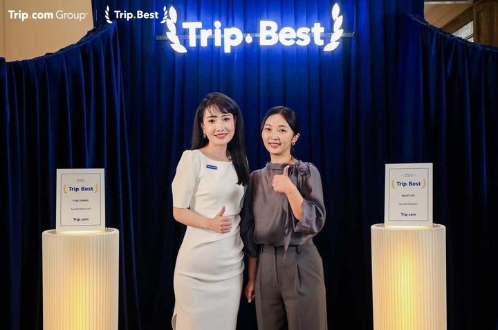 써니 순 트립닷컴 그룹 부사장(왼쪽)과 이효상 트립닷컴 한국 레저사업부 이사 (사진=트립닷컴) *재판매 및 DB 금지