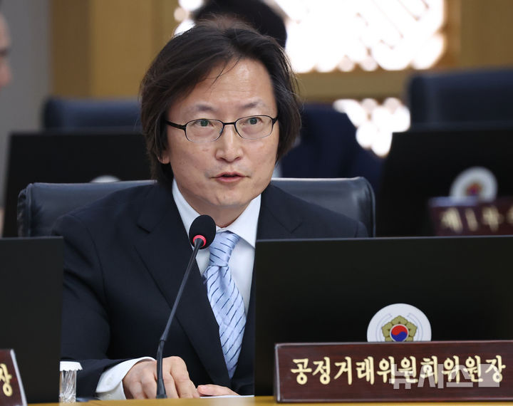 [세종=뉴시스] 고범준 기자 = 주병기 공정거래위원회 위원장(대통령실통신사진기자단) 2025.09.16. bjko@newsis.com