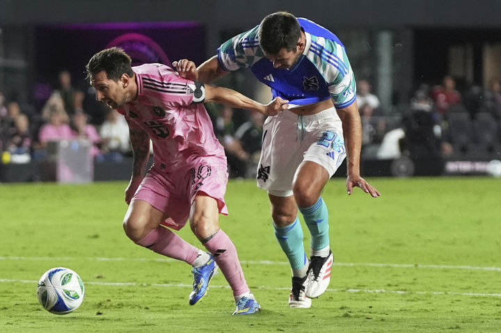 [포트 로더데일=AP/뉴시스] 미국 프로축구 메이저리그사커(MLS) 인터 마이애미의 리오넬 메시. 2025.09.16.