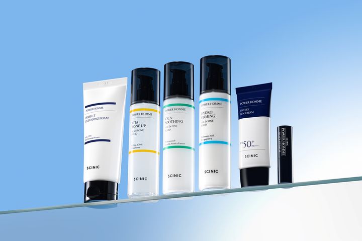 [서울=뉴시스] 11번가의 뷰티 브랜드 싸이닉(SCINIC)이 다이소 전용 남성용 화장품 라인 '싸이닉 파워 옴므'를 출시했다고 17일 밝혔다. (사진=십일번가 제공) *재판매 및 DB 금지