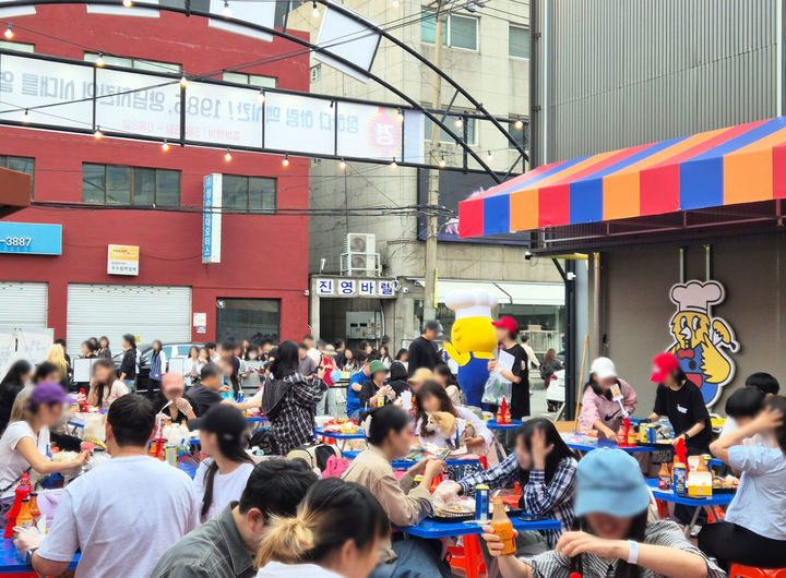 지난 5월 서울 성수동에서 열린 '장하다 하림 맥시칸' 팝업스토어 모습.(사진=NS홈쇼핑 제공) *재판매 및 DB 금지