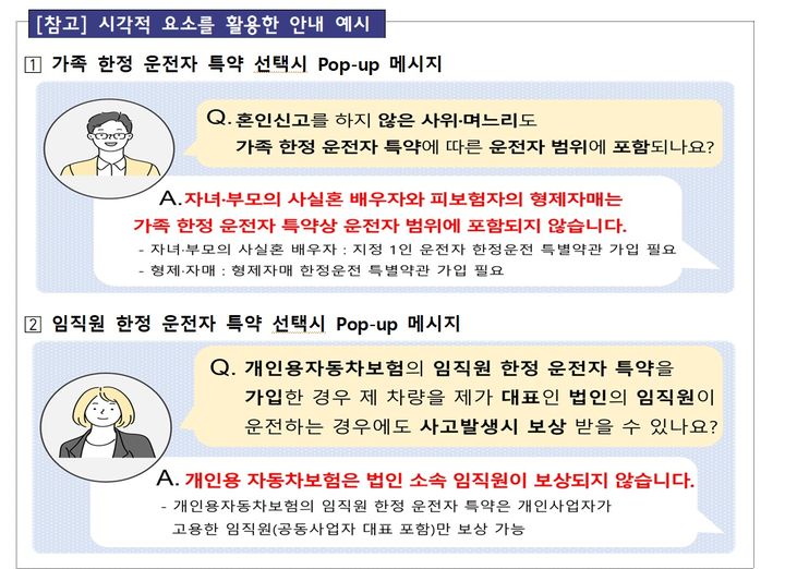[서울=뉴시스] 자동차보험 특약 개선 문구 안내 이미지. (사진=금융감독원 제공) 2025.09.17. photo@newsis.com *재판매 및 DB 금지