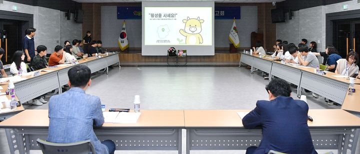 [횡성=뉴시스] 혁신주니어보드 성과보고회. (사진=횡성군 제공) 2025.09.17. photo@newsis.com *재판매 및 DB 금지