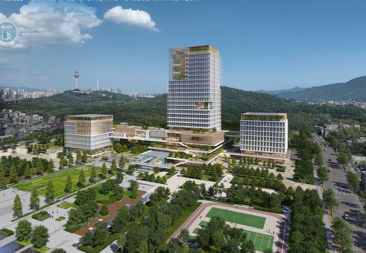 [대구=뉴시스]대구시 신청사 국제설계공모 당선작 'FORETscape'. (사진=뉴시스DB) 2025.09.18. photo@newsis.com *재판매 및 DB 금지