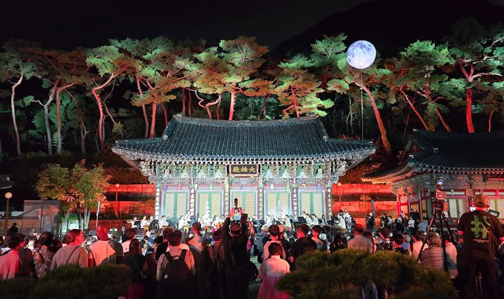 2024년 '진관사 달오름 음악회' 행사 모습. (사진=서울문화재단 제공) *재판매 및 DB 금지