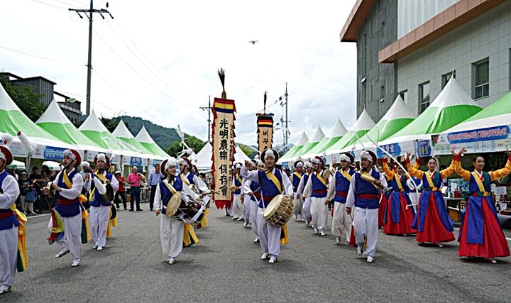 [평창=뉴시스] 지난해 평창농악축제 모습. (사진=평창군 제공) 2025.09.17. photo@newsis.com *재판매 및 DB 금지