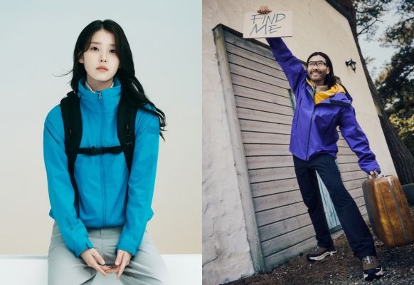 [서울=뉴시스] 블랙야크는 브랜드 모델 아이유와 앰버서더 노홍철과 함께 바람막이 자켓 스타일링을 담은 가을 화보를 공개했다고 17일 밝혔다.(사진=블랙야크 제공) *재판매 및 DB 금지