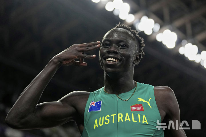 [도코=AP/뉴시스] 호주 육상 선수 가우트 가우트. 2025.09.18.