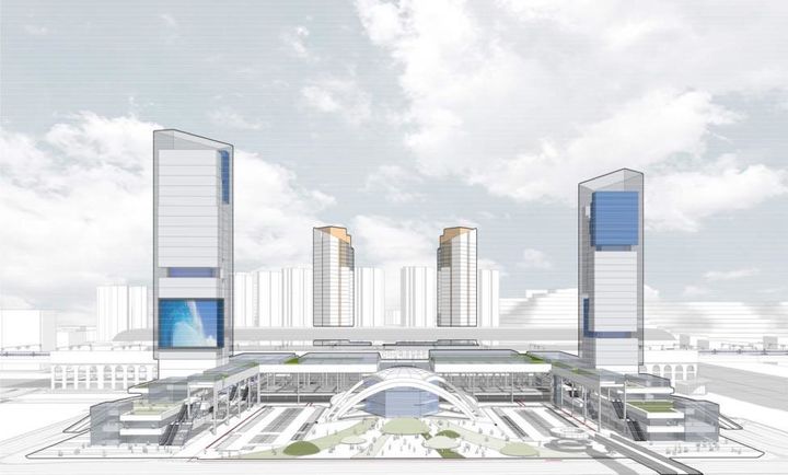[홍성=뉴시스] 천안아산역 광역복합환승센터 조감도. (사진=충청남도 제공) 2025.09.18 photo@newsis.com *재판매 및 DB 금지