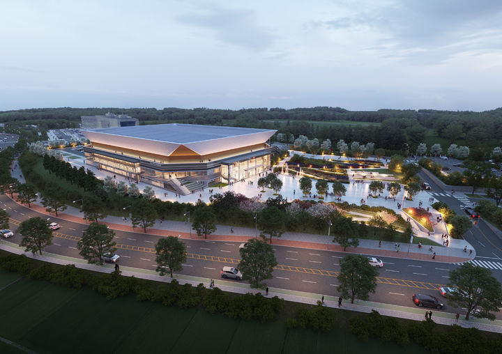 [청주=뉴시스] 충북 청주 다목적 실내체육관 조감도. photo@newsis.com *재판매 및 DB 금지