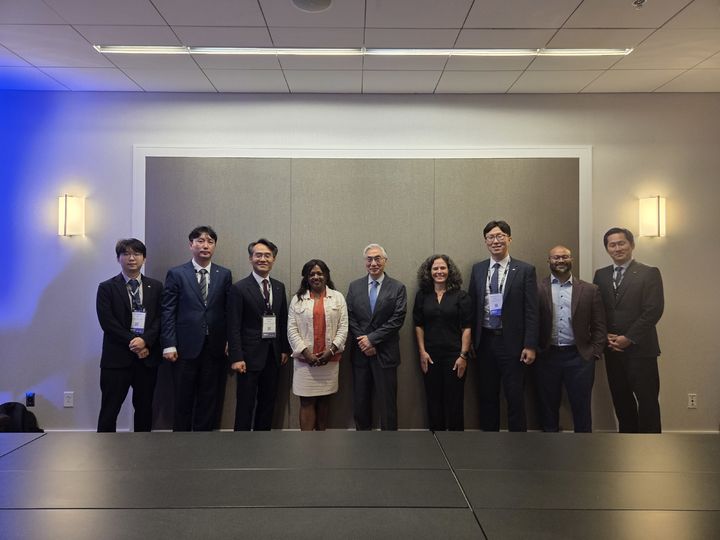 [세종=뉴시스]한전은 현지 주요 개발사인 TNC(The Nuclear Company)와 면담했다.(사진=한전 제공) *재판매 및 DB 금지