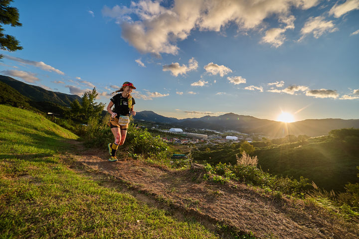 지난해 장수 트레일레이스에서 한 참가자가 코스를 달리고 있다.(사진=장수군 제공) *재판매 및 DB 금지