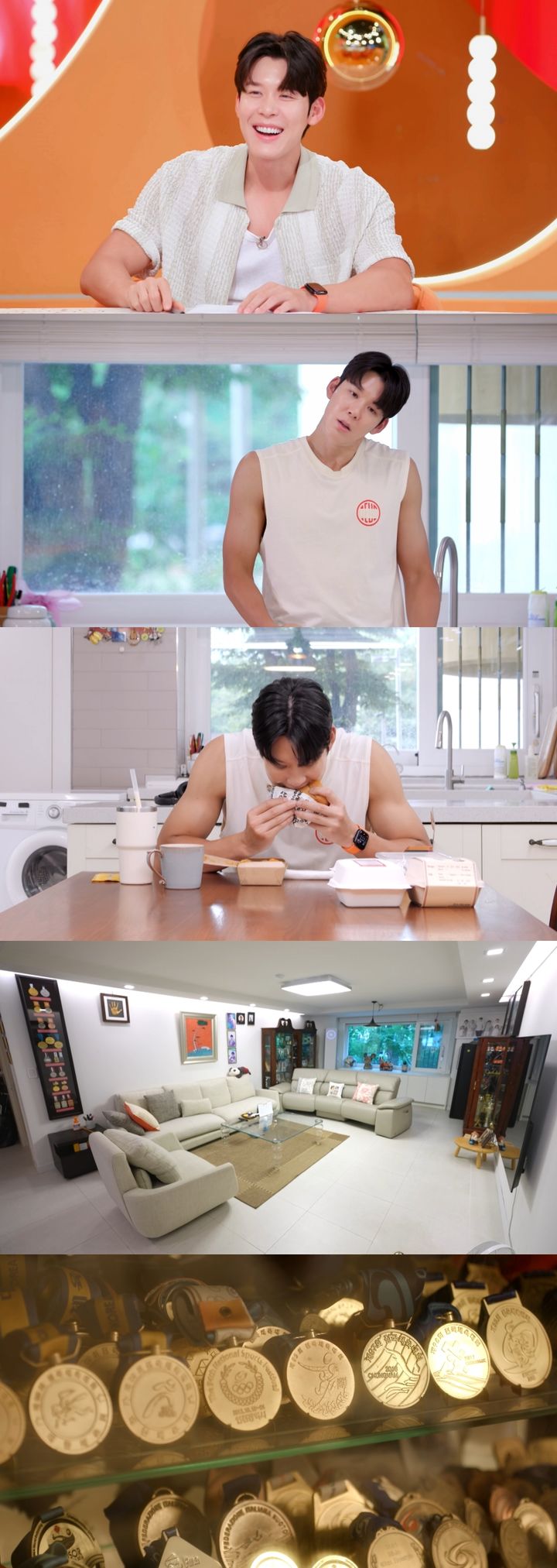 [서울=뉴시스] 전 수영선수 박태환이 오는 19일 방송하는 KBS 2TV 예능 프로그램 '신상출시 편스토랑'에 게스트로 출연해 잠실에 있는 본가를 찾는다. (사진=KBS 2TV '신상출시 편스토랑' 제공) 2025.09.18. photo@newsis.com *재판매 및 DB 금지
