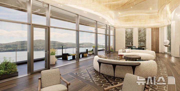 [경주=뉴시스] 5성급 프리미엄 리조트 소노캄 경주에 마련된 국내 최대 569㎡ 규모의 초호화 객실인 프레지덴셜 로얄 스위트(PRS·정상급 숙소). photo@newsis.com