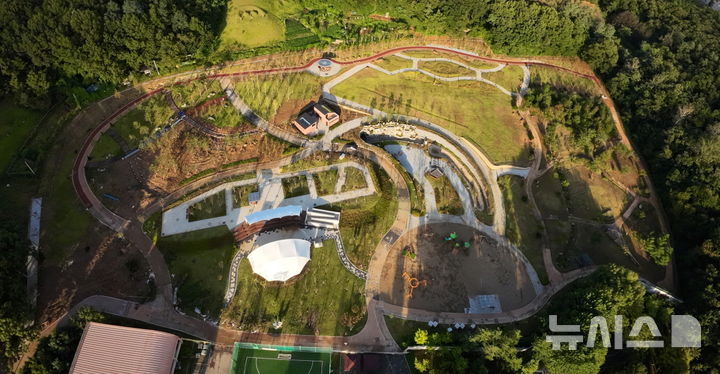 [고양=뉴시스] 경기 고양시 탄현근린공원 2단계 사업 조성 현장. (사진=고양시 제공) 2025.09.19. photo@newsis.com 