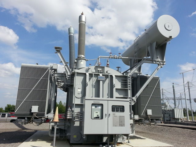 [서울=뉴시스] 미국 송전망에 설치된 효성중공업 765kV 초고압변압기 (사진=효성중공업 제공) 2025.9.19. photo@newsis.com *재판매 및 DB 금지