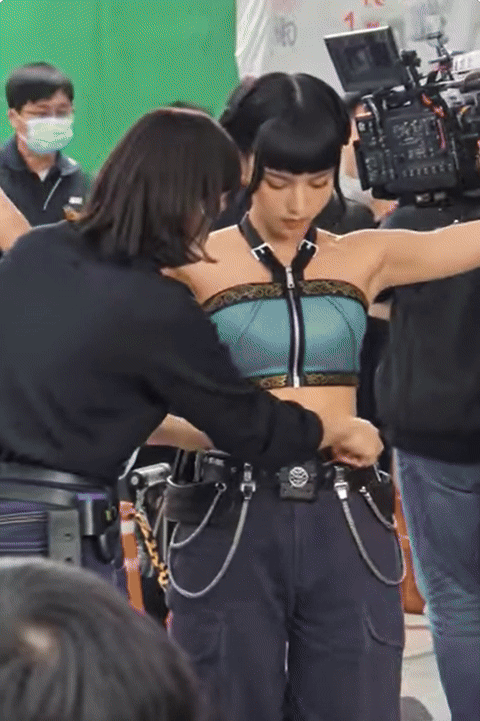 [뉴시스] '케이팝 데몬 헌터스 실사 영화 촬영 현장 유출'이라는 제목의 AI 영상. 2025.09.19. (사진=유튜브 채널 '판타소나') *재판매 및 DB 금지 *재판매 및 DB 금지