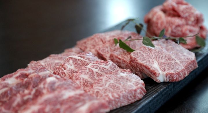 [합천=뉴시스] 마블링이 잘보이는 합천황토한우 (사진=합천군 제공) 2025. 09. 19. photo@newsis.com *재판매 및 DB 금지