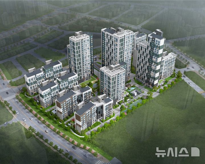 [시흥=뉴시스] 시흥하중 A4단지 조감도. (사진=한국토지주택공사 제공) 2028.09.19. photo@newsis.com