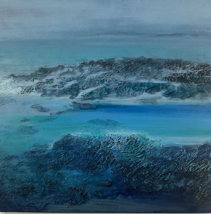 [서울=뉴시스] 윤수희 작가의 작품 'Be lost in thought 1'. (사진=세종대 제공) 2025.09.19. photo@newsis.com *재판매 및 DB 금지