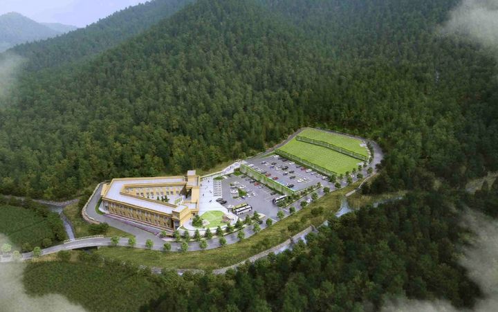 [고흥=뉴시스] 고흥군립하늘공원 조감도. photo@newsis.com *재판매 및 DB 금지