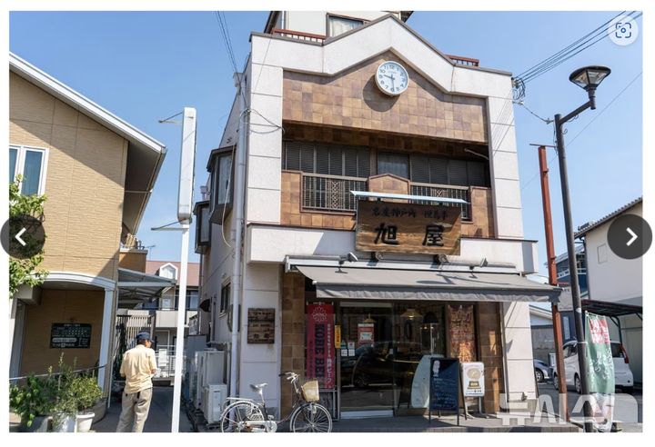 [서울=뉴시스]일본의 명물 고로케인 '고베 고로케 극미'를 판매하는 정육점 '아사히야' 본점의 모습. (사진출처: 프레지던트온라인 캡처) 2025.09.19.