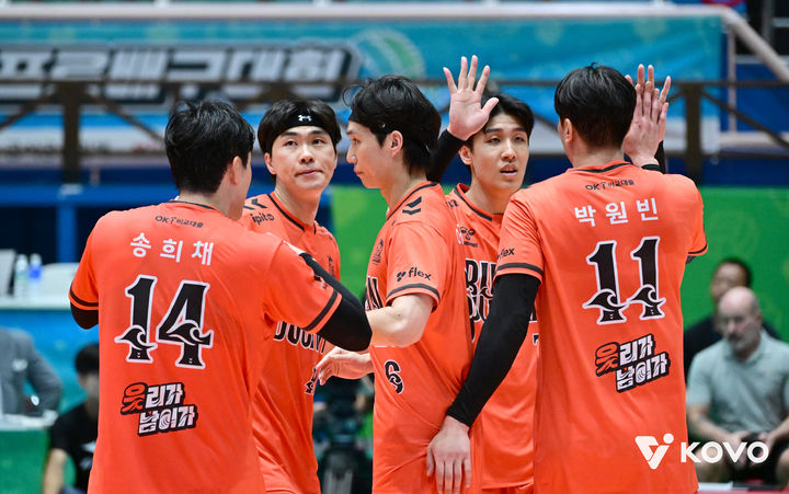 남자배구 OK저축은행. (사진=KOVO 제공). 2025.09.19. *재판매 및 DB 금지