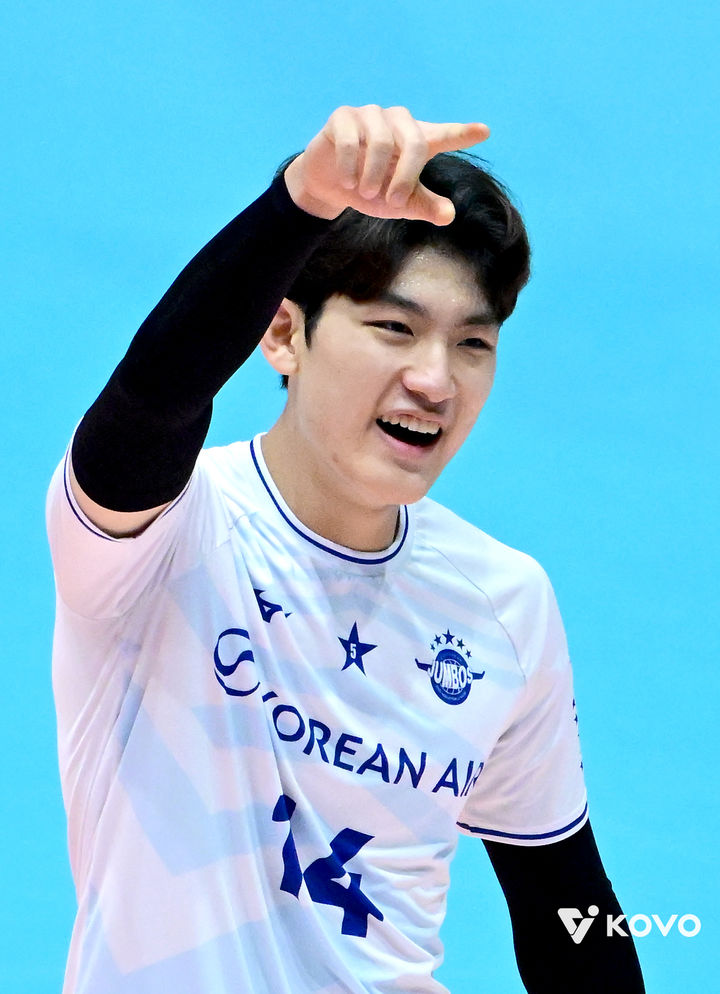 남자배구 대한항공의 서현일. (사진=KOVO 제공). 2025.09.19. *재판매 및 DB 금지