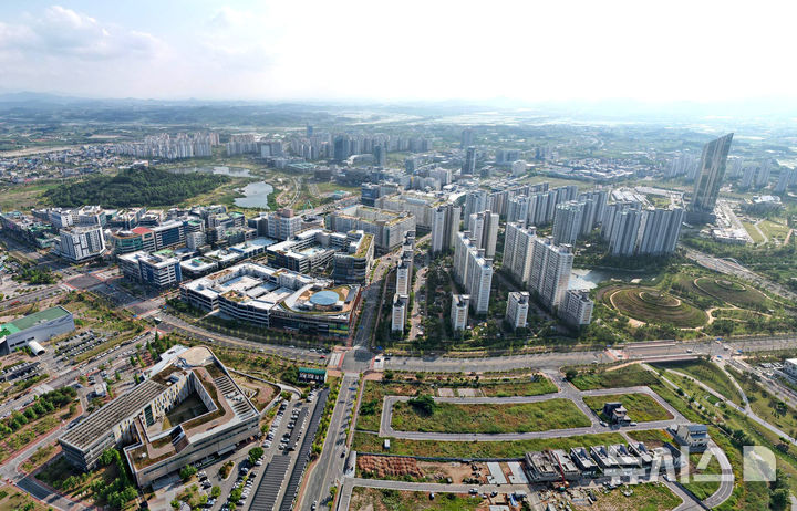 [나주=뉴시스] 광주전남공동(나주)혁신도시 전경. (사진=나주시 제공) photo@newsis.com *재판매 및 DB 금지