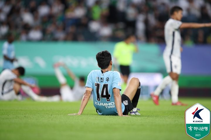 [서울=뉴시스] 프로축구 K리그1 전북현대의 전진우. (사진=한국프로축구연맹 제공) *재판매 및 DB 금지